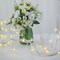 8.5 ft Warm White Cherry Blossom Battery Operated LED Fairy String Lights Party